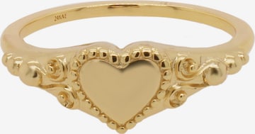 24Kae Ring in Gold: front