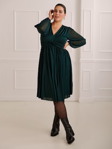 Guido Maria Kretschmer Curvy - Vestido 'Isa' em verde