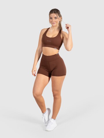 Skinny Pantalon de sport 'Advance Pro' Smilodox en marron