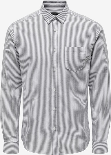 Camicia 'Alvaro' Only & Sons di colore grigio / bianco, Visualizzazione prodotti
