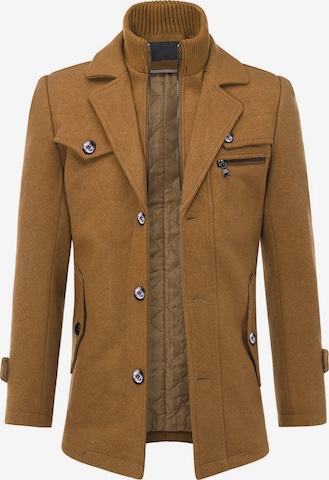 Youthup Winter Coat in Brown: front