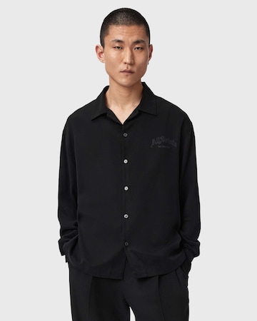 AllSaints Comfort Fit Košeľa 'SOUL' - Čierna