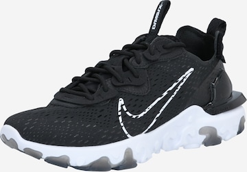 Nike Sportswear Rövid szárú edzőcipők 'React Vision' - fekete: elől