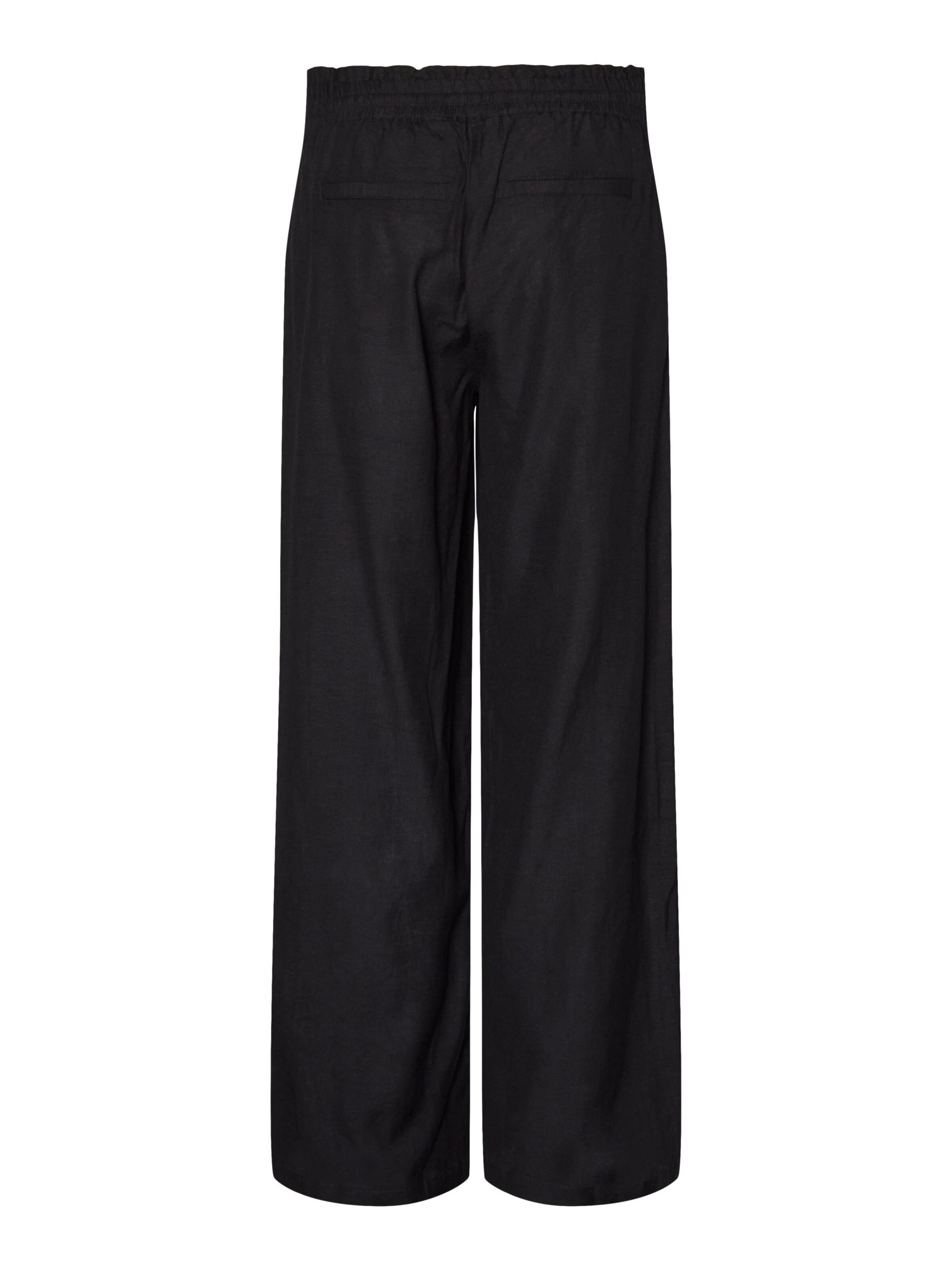 melns MAMALICIOUS Vaļīgs piegriezums Bikses 'Petra'