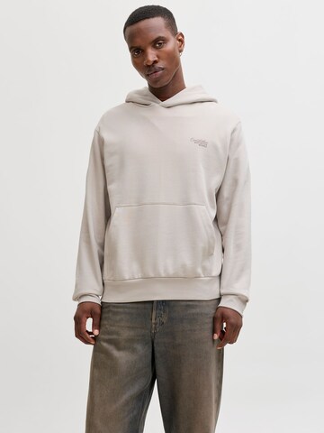 JACK & JONES - Sudadera en beige: frente