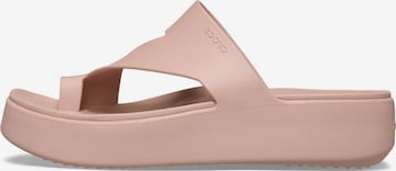Crocs Varvastossut 'Getaway' värissä vaaleanpunainen: etupuoli