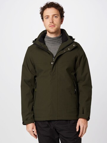 KILLTEC Outdoor jacket in Green: front