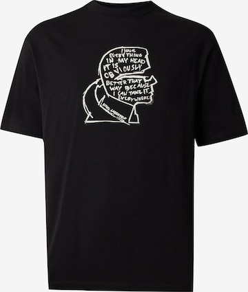 Karl Lagerfeld Футболка в Черный: спереди