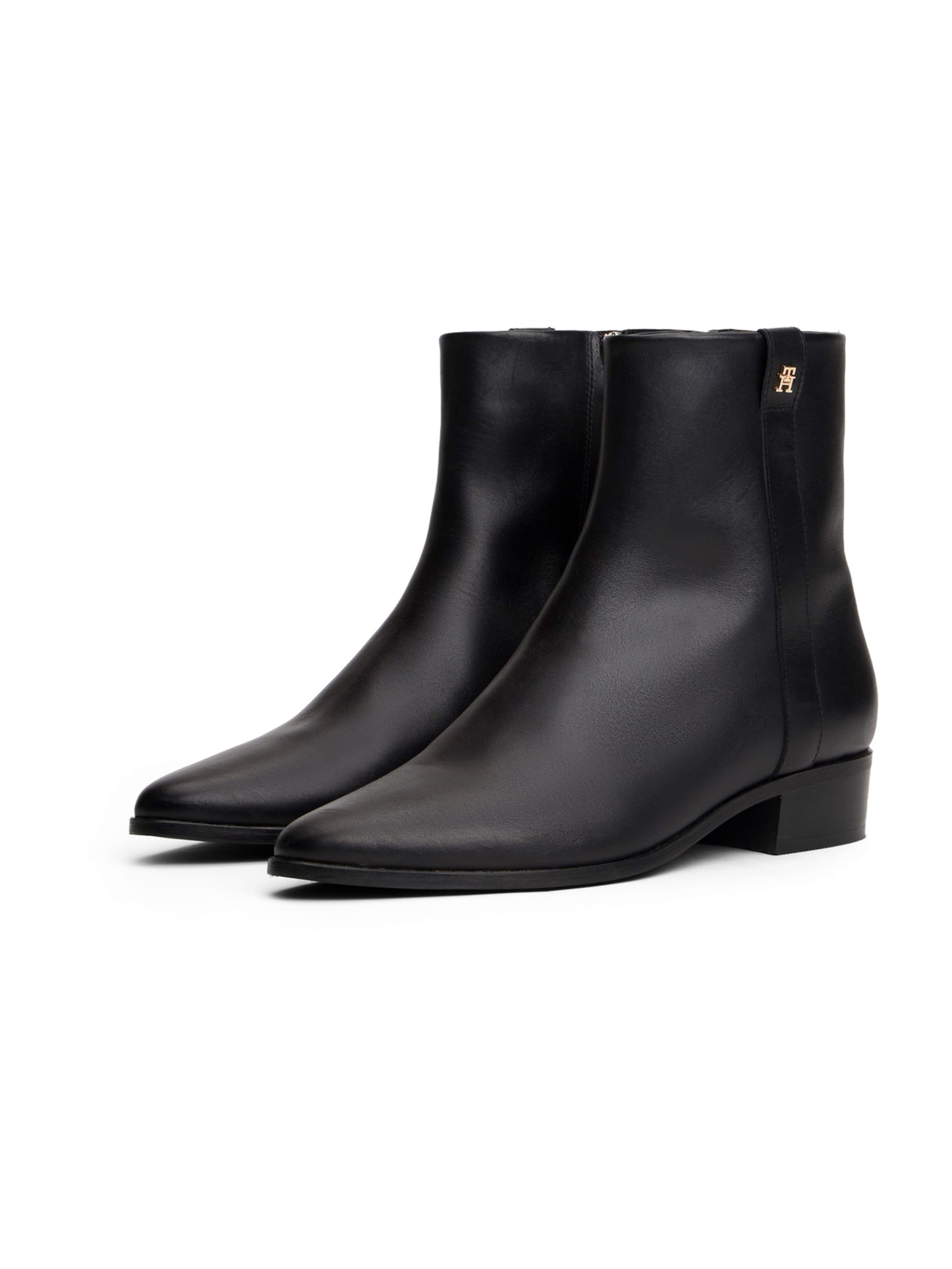 TOMMY HILFIGER Stiefelette in Schwarz