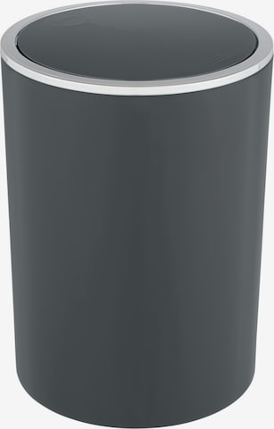 Wenko Schwingdeckeleimer 'Inca' in Grau: Vorderseite