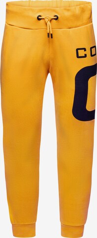 CODE-ZERO Workout Pants in Yellow: front