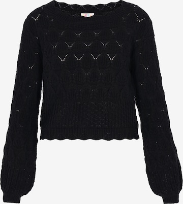 IZIA - Jersey en negro: frente