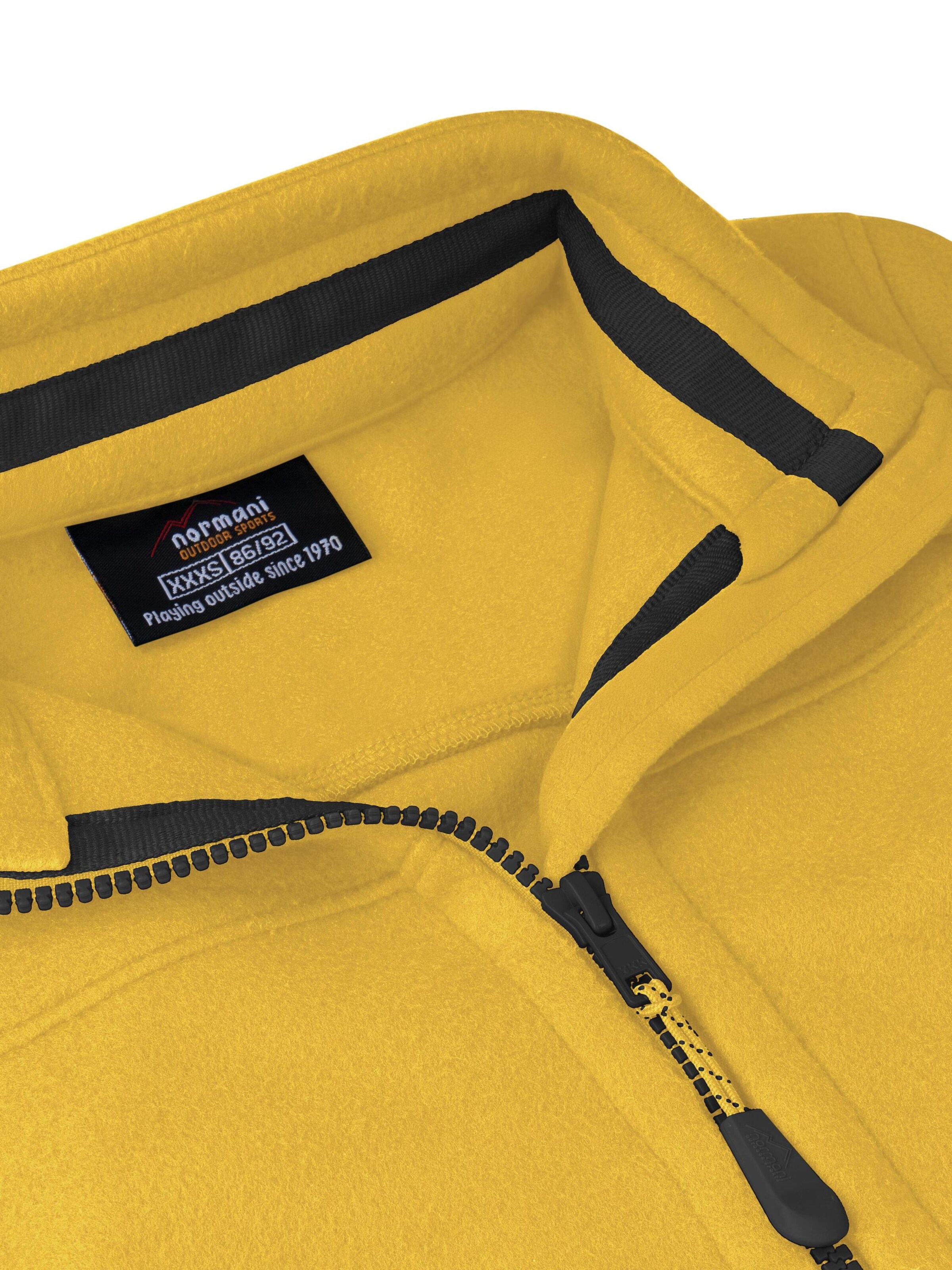 normani Fleece jas in Geel