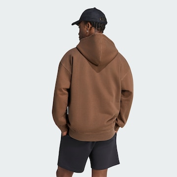 ADIDAS ORIGINALS - Sudadera con cremallera 'Trefoil Essentials' en marrón