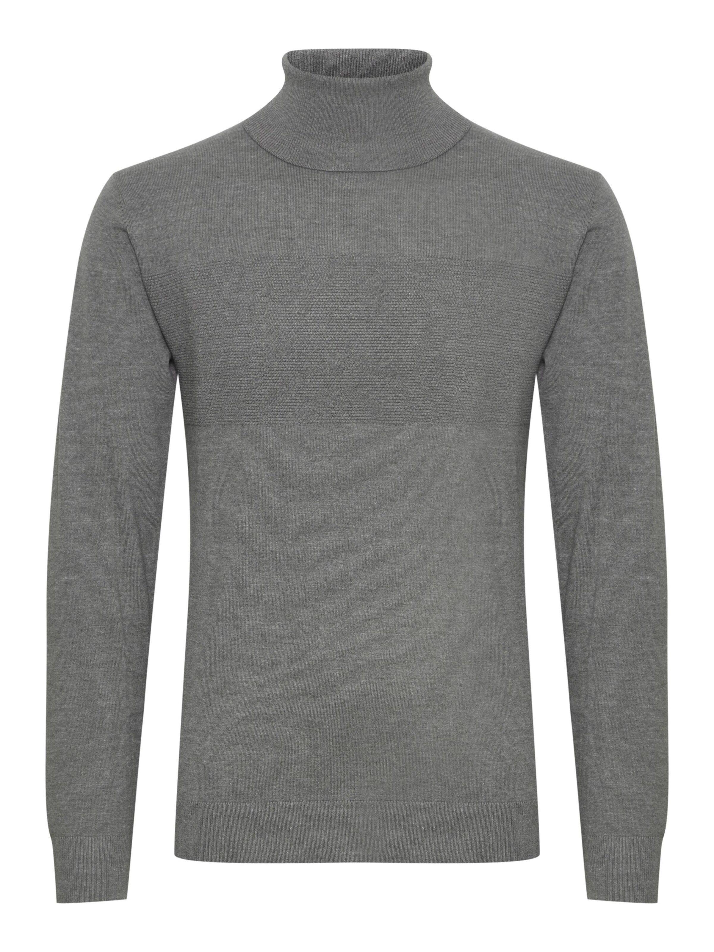 INDICODE JEANS Trui 'Ernetto' in Grijs: voorkant