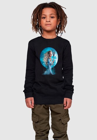 ABSOLUTE CULT Shirt 'Aquaman - Queen Of Atlanna' in Zwart: voorkant