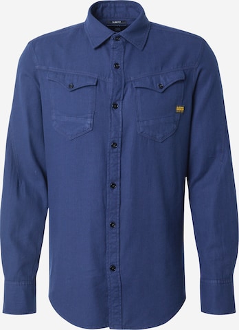 Chemise G-STAR en bleu : devant