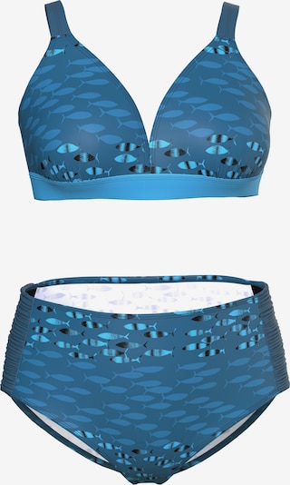 Ulla Popken Bügel-BH in dunkelblau, Produktansicht