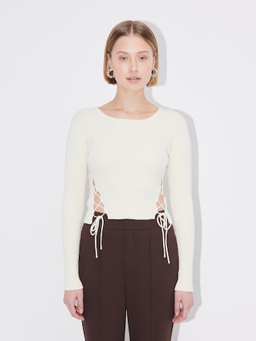 LeGer by Lena Gercke Sweater 'Brianne' in Beige: front