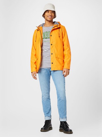 Derbe Between-Season Jacket 'Passby Fisher' in Orange