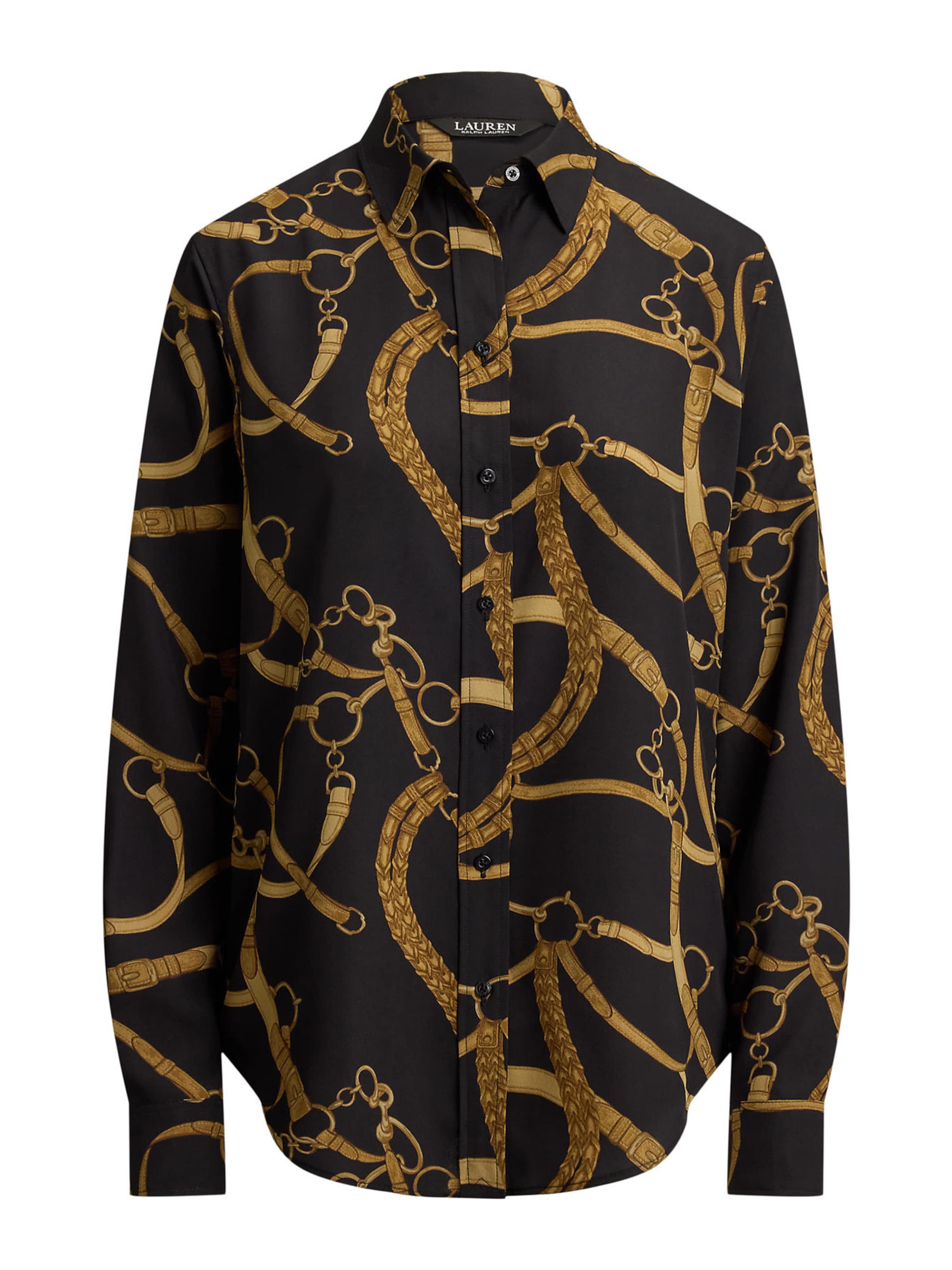 Camicia da donna di Lauren Ralph Lauren in nero: frontale