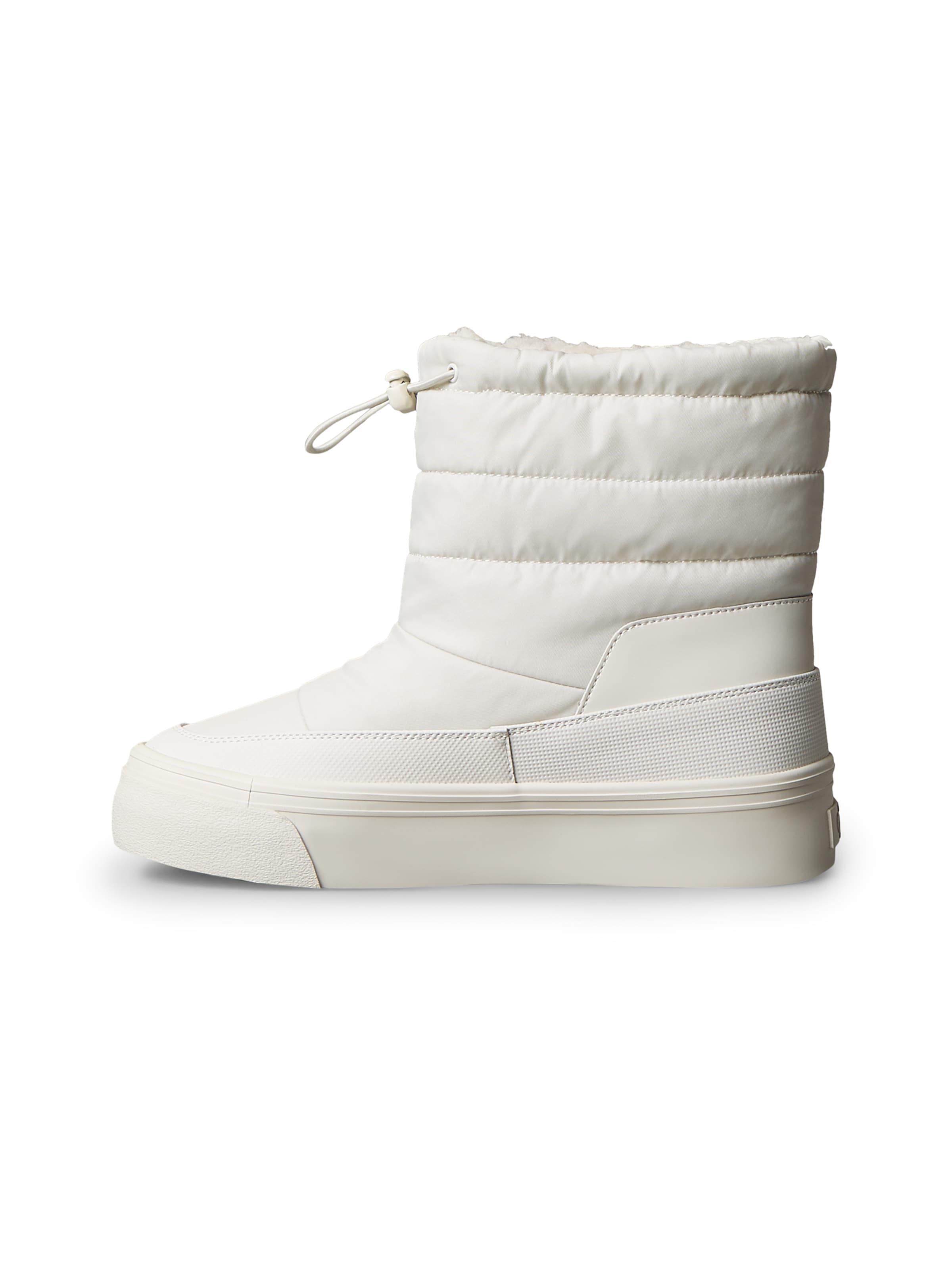 Boots da neve di Calvin Klein in bianco: frontale