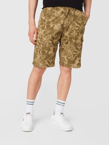 TOM TAILOR DENIM Regular Shorts in Grün: Vorderseite