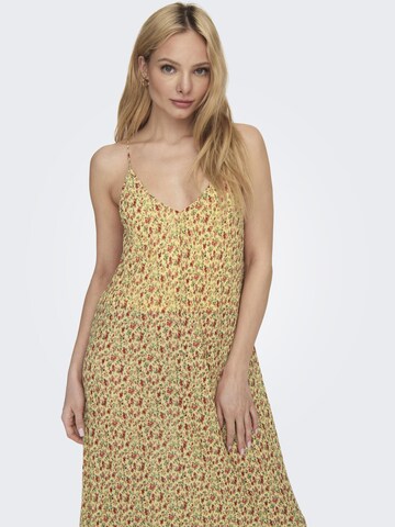 Robe 'Lilja' ONLY en jaune