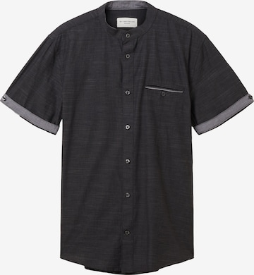 TOM TAILOR Button Up Shirt in Grey: front