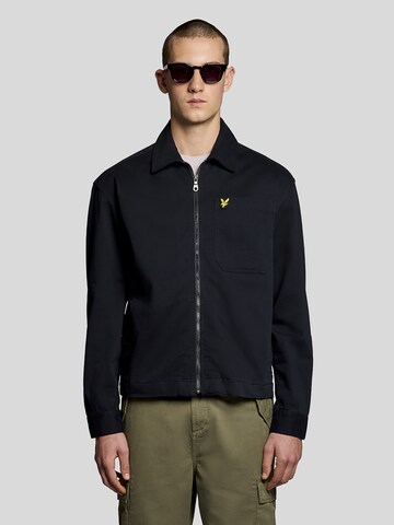 Lyle & Scott Tussenjas in Blauw: voorkant