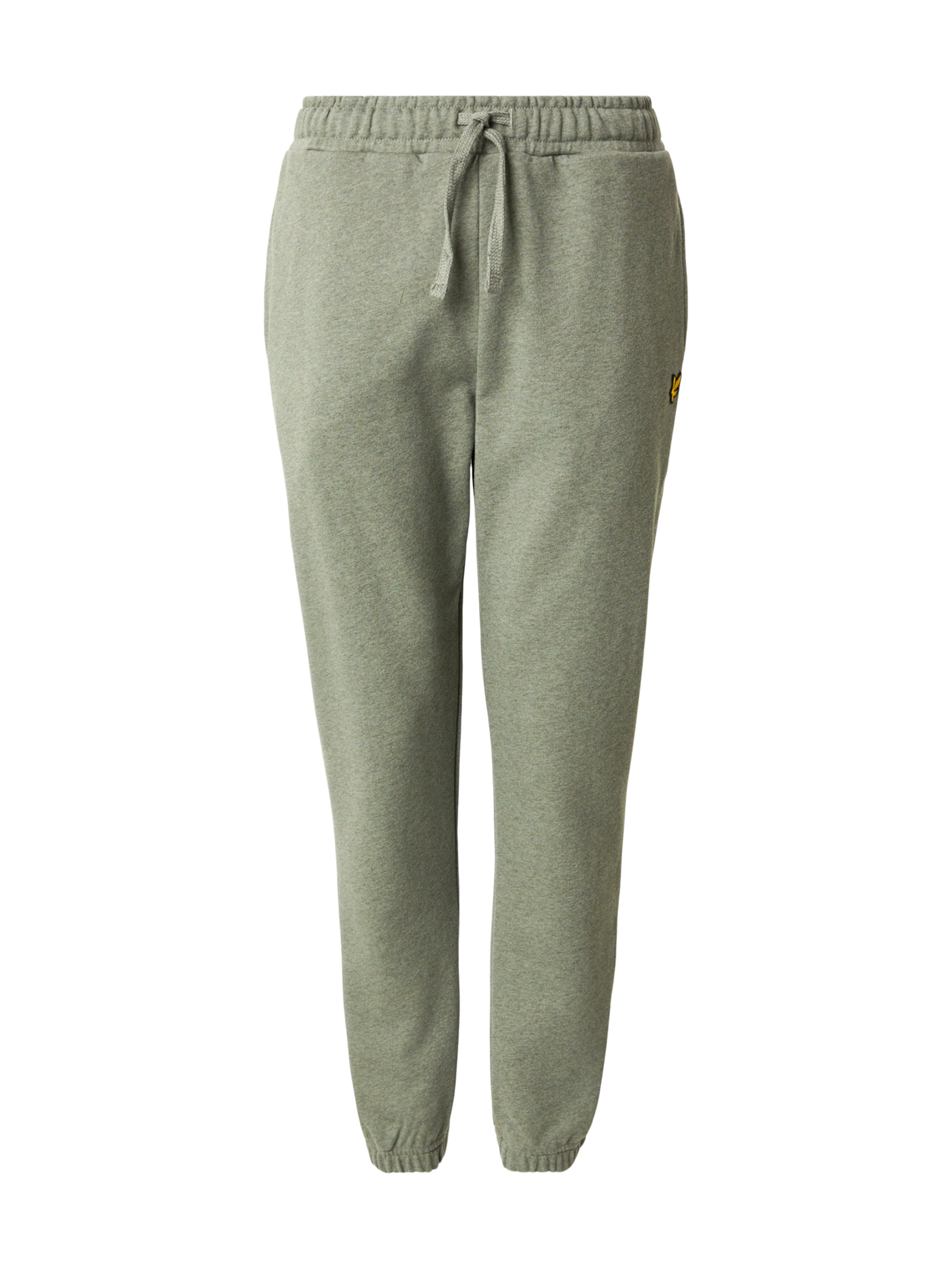 Lyle & Scott Конический (Tapered) Штаны 'Tri Marl' в Зеленый: спереди