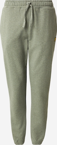 Lyle & Scott Tapered Housut 'Tri Marl' värissä vihreä: etupuoli