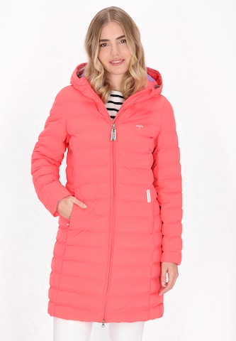 Schmuddelwedda Winter coat in Pink: front