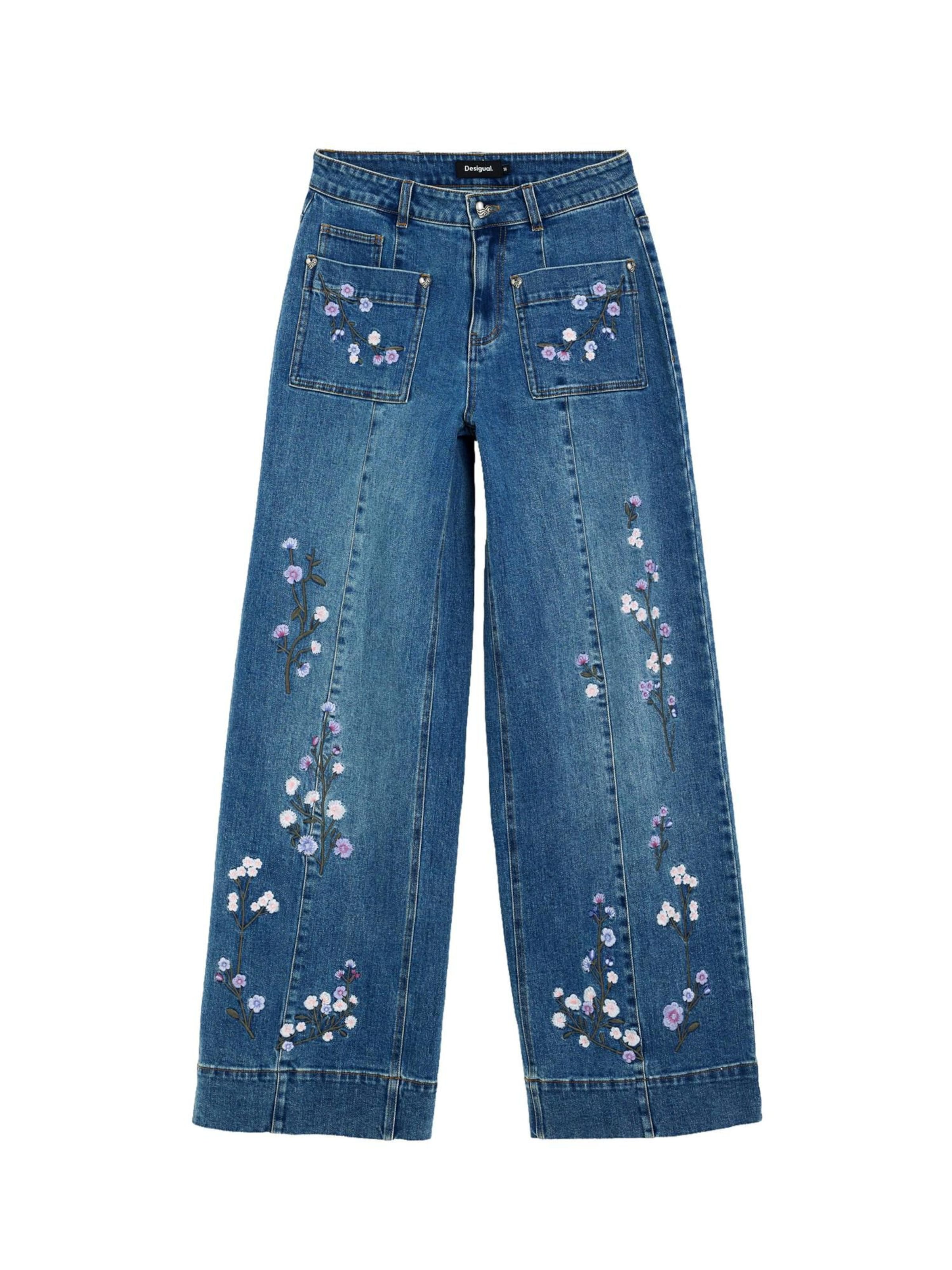 Desigual Baggy Τζιν σε μπλε: μπροστά