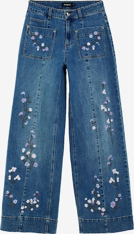 Baggy Jeans di Desigual in blu: frontale