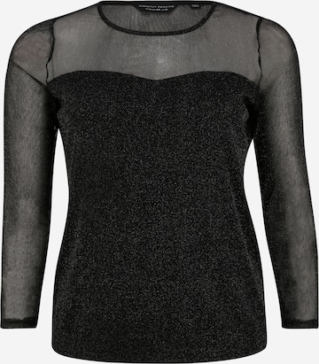 Dorothy Perkins Curve T-shirt i svart: framsida