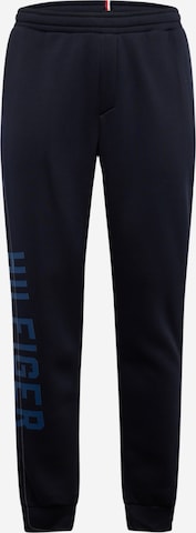 TOMMY HILFIGER Tapered Broek 'GRAPHIC' in Blauw: voorkant