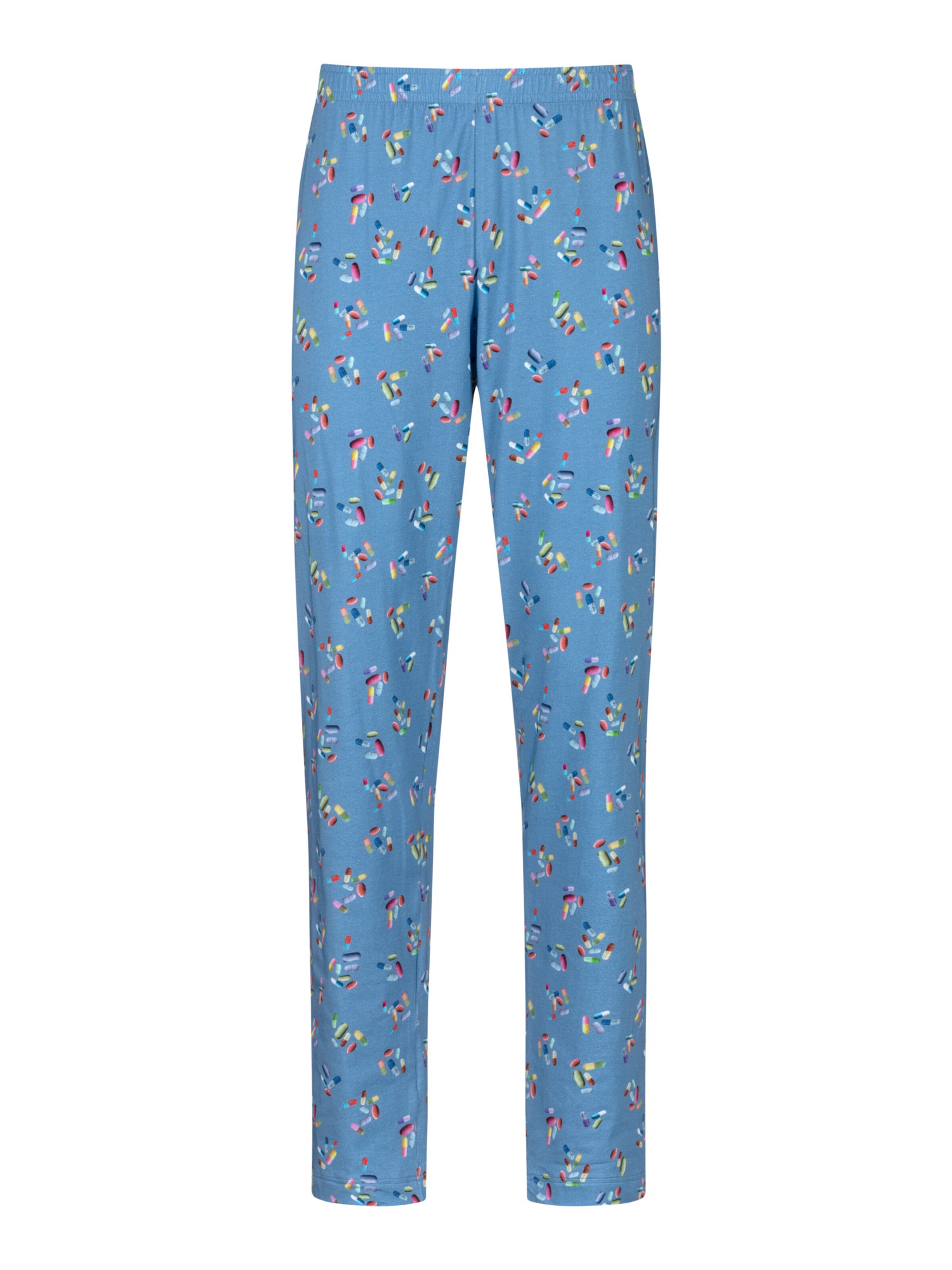 Pantalon de pyjama 'Colorful Pills' Mey en bleu : devant