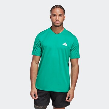 zaļš ADIDAS SPORTSWEAR Sporta krekls 'Designed For Movement': no priekšpuses