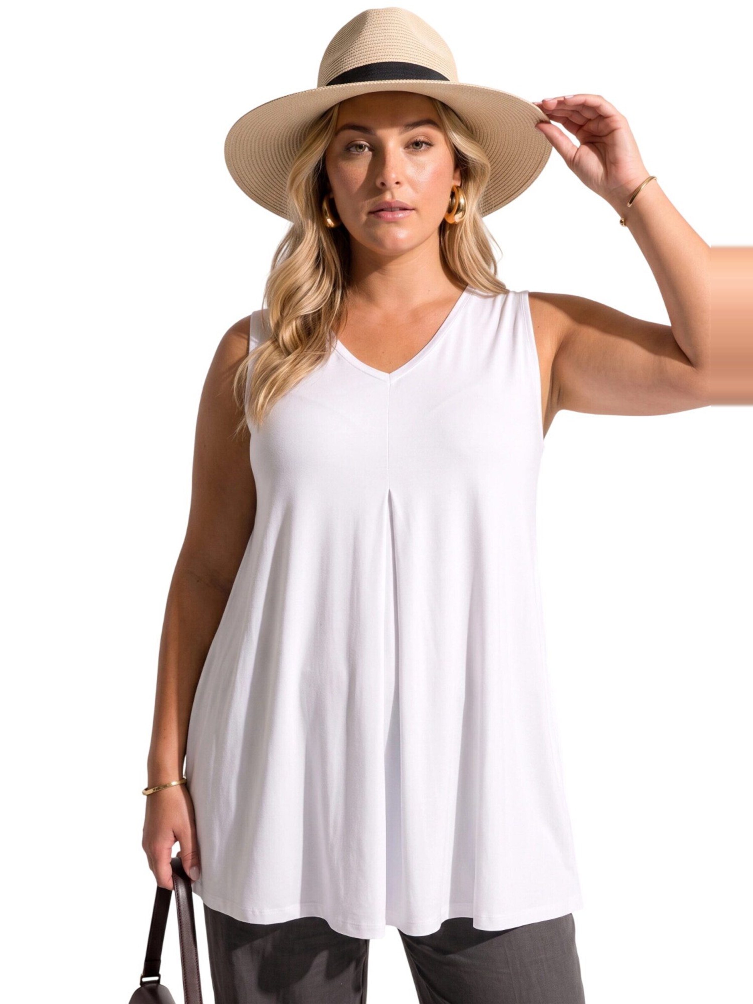 Shape Of You Blouse in White