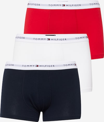 Tommy Hilfiger Underwear Boxers 'Essential' en marine / gris clair / rouge / blanc, Vue avec produit