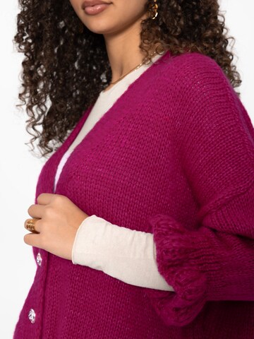 SASSYCLASSY Oversized cardigan in Pink