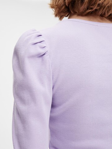 PIECES Shirt 'Anna' in Lila