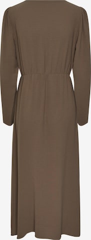 PIECES - Vestido 'FLORE' en marrón
