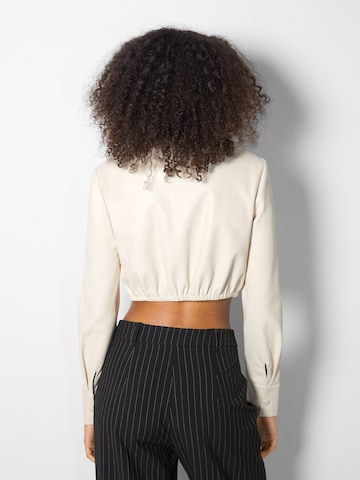 Bershka Blus i beige