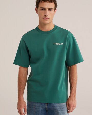 WE Fashion Shirt in Groen: voorkant