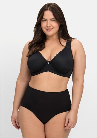 SHEEGO Minimiser Bra in Black