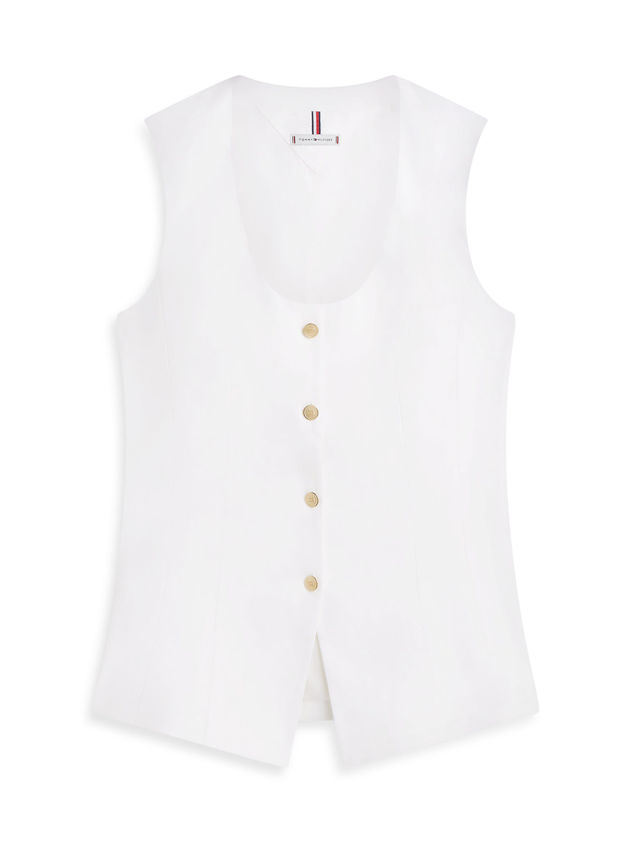 TOMMY HILFIGER Vest in White: front