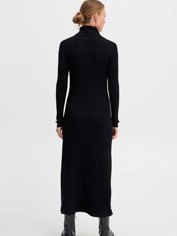 PULZ Jeans Gebreide jurk 'SARA' in Zwart