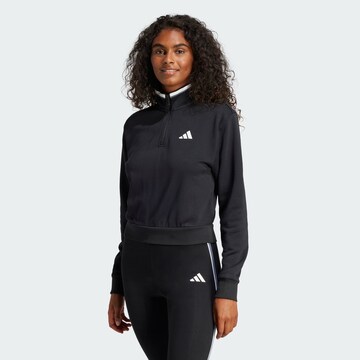 ADIDAS SPORTSWEAR Sports sweatshirt 'Essentials' in Black: front